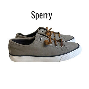 Sperry Top-Sider Boat Shoe Women's Size 6.5 M Gray Seacoast Sneaker Memory Foam
